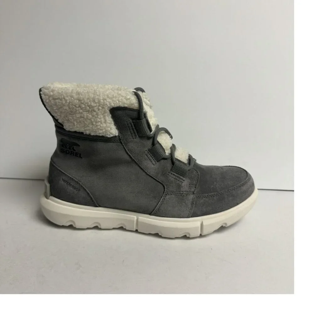 Sorel Womens Explorer II Carnival Cozy Boot Gray Size 7.5 M